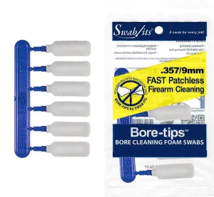 41-0901-100CS: .357cal/.38cal/.380cal/9mm Case Gun Cleaning Bore-tips® by Swab-its® Dealer Price List