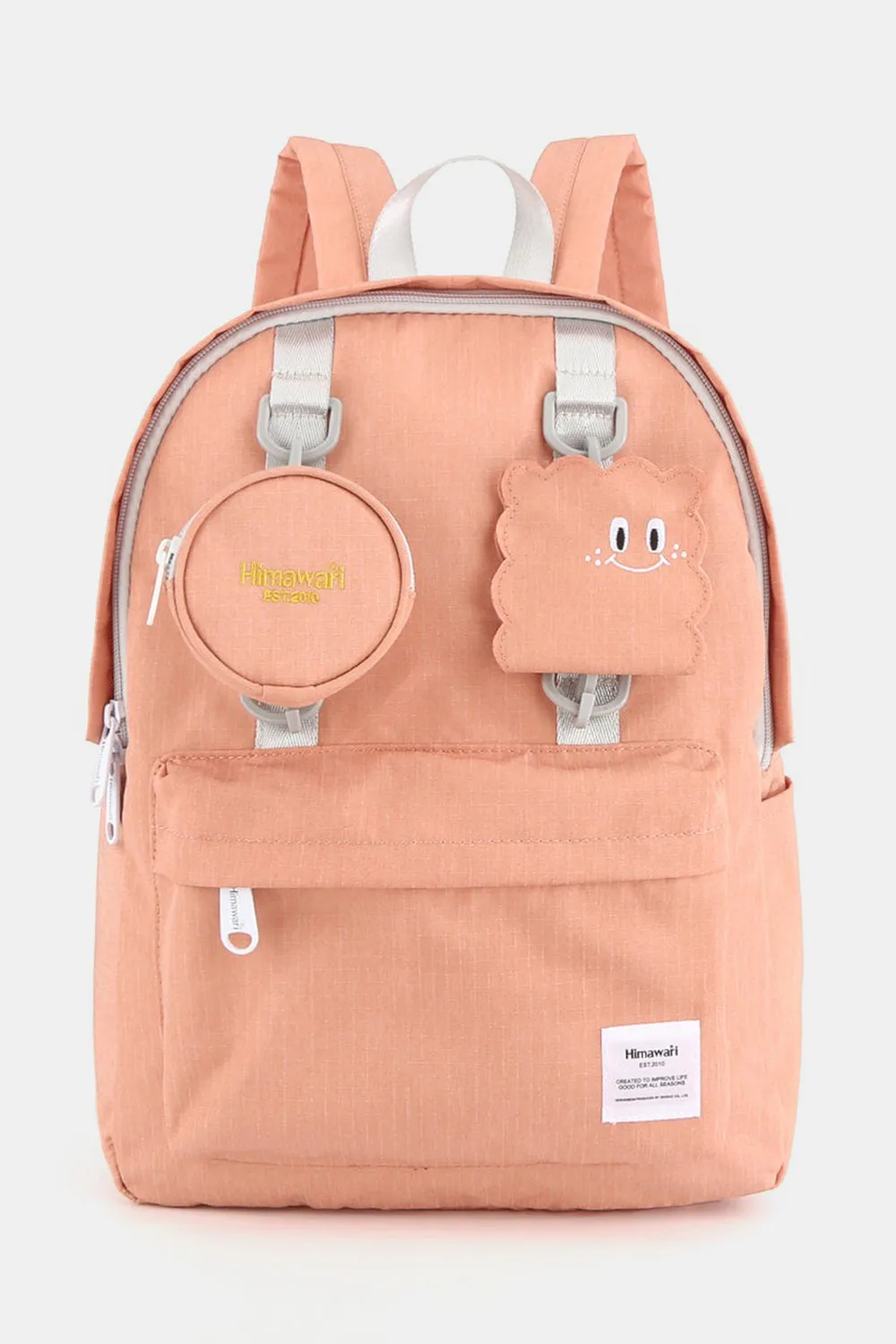 BE. Himawari Waterproof Canvas Backpack Bag with Removable Coin Purse
