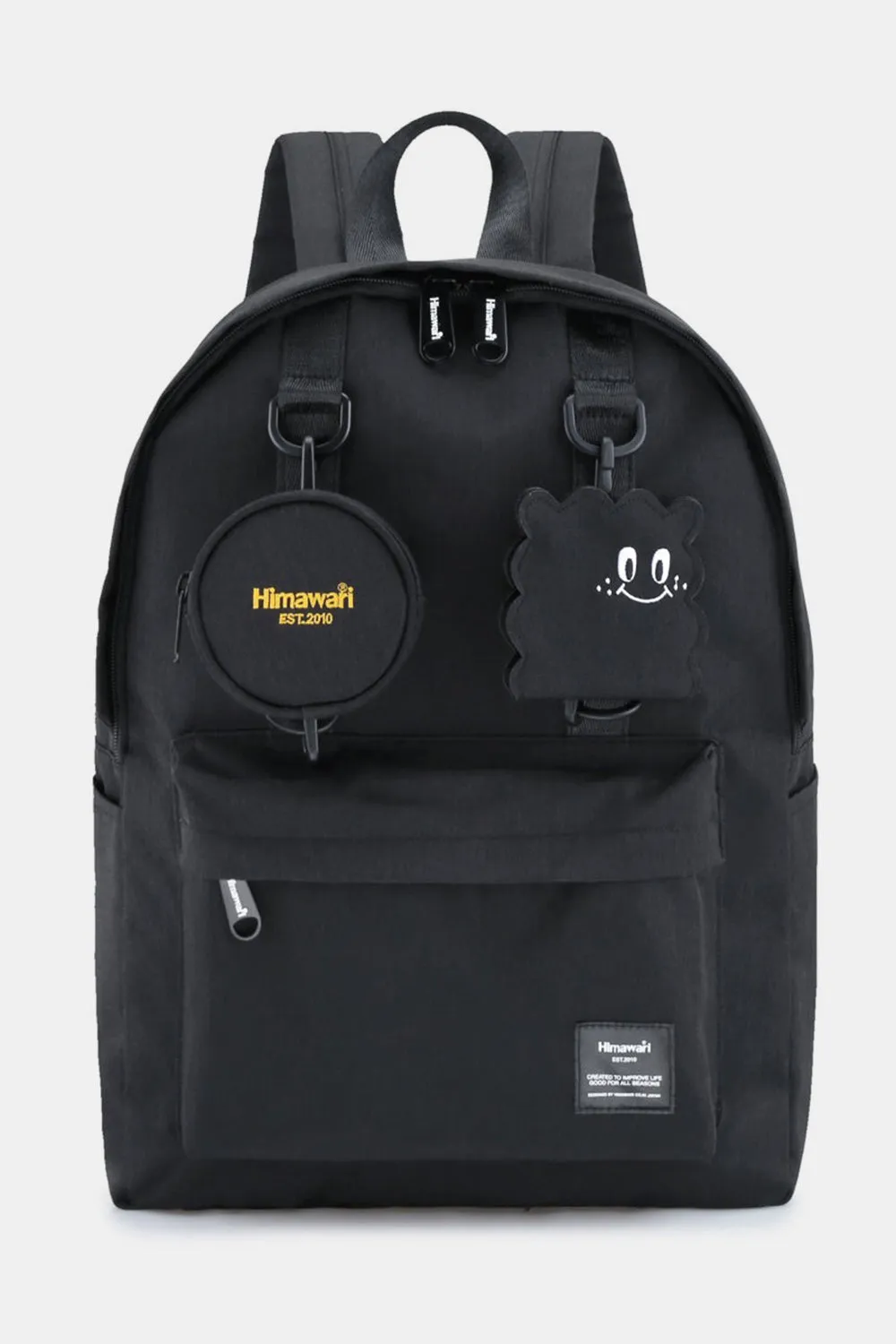 BE. Himawari Waterproof Canvas Backpack Bag with Removable Coin Purse