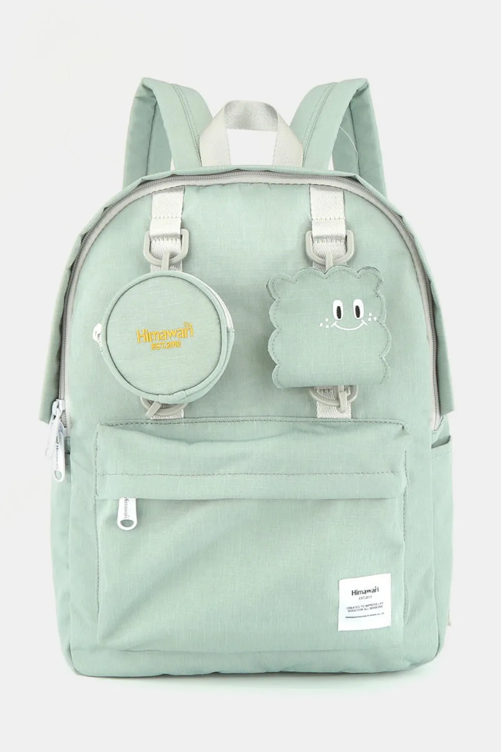 BE. Himawari Waterproof Canvas Backpack Bag with Removable Coin Purse
