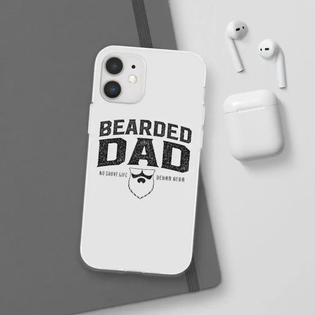 Bearded Dad White Durable Phone Case