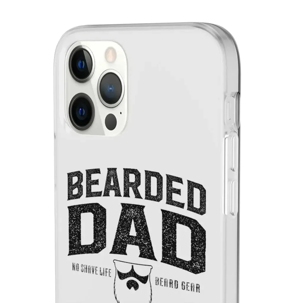 Bearded Dad White Durable Phone Case