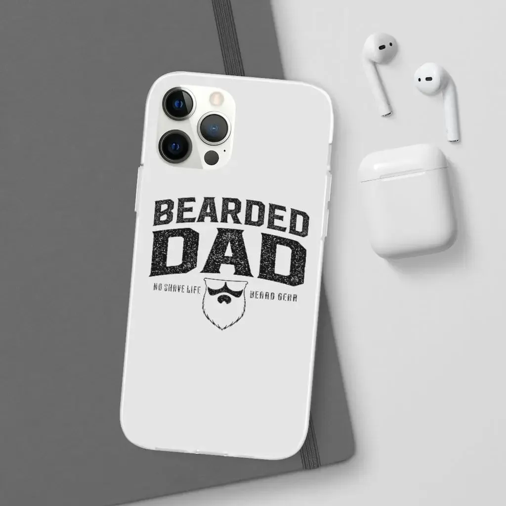 Bearded Dad White Durable Phone Case