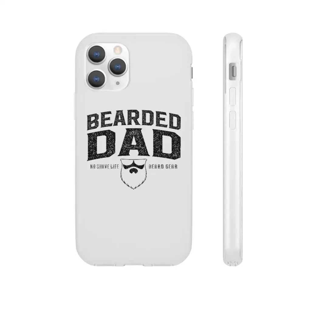 Bearded Dad White Durable Phone Case
