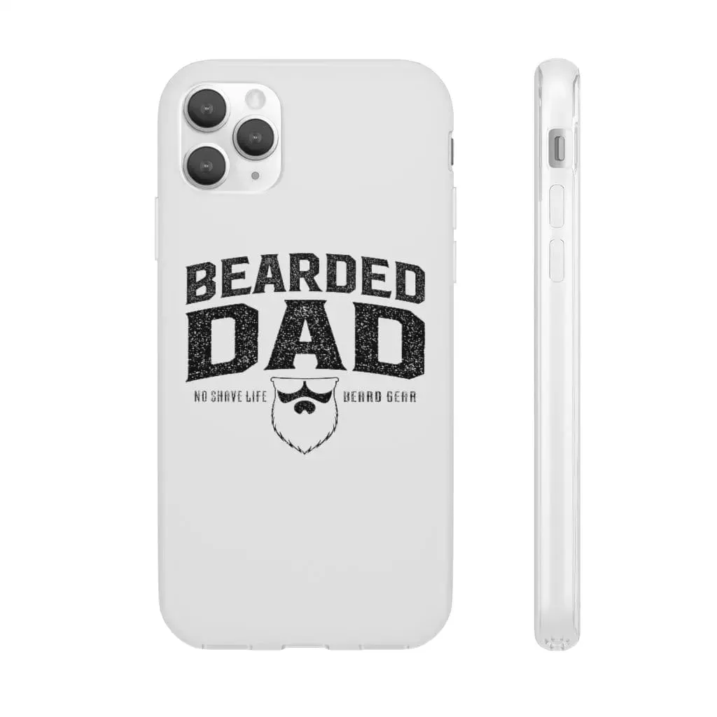 Bearded Dad White Durable Phone Case
