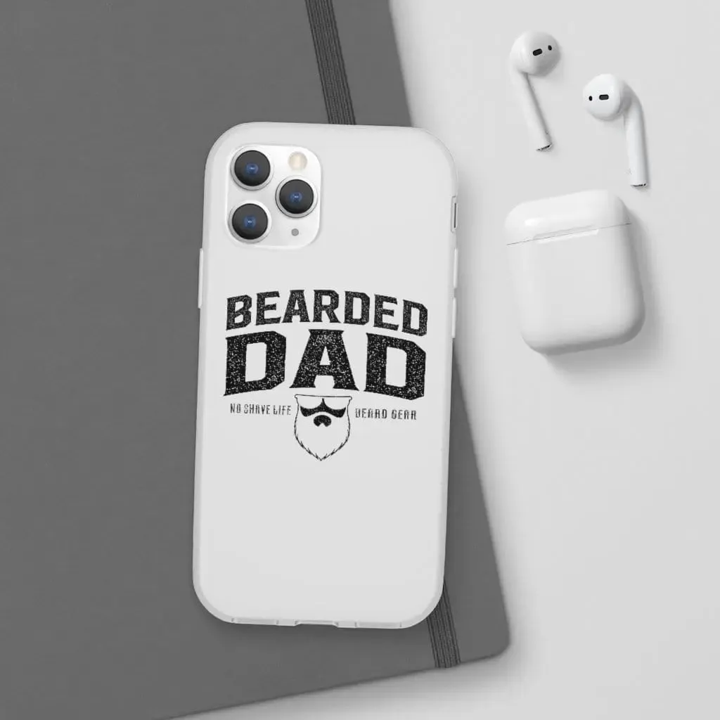 Bearded Dad White Durable Phone Case