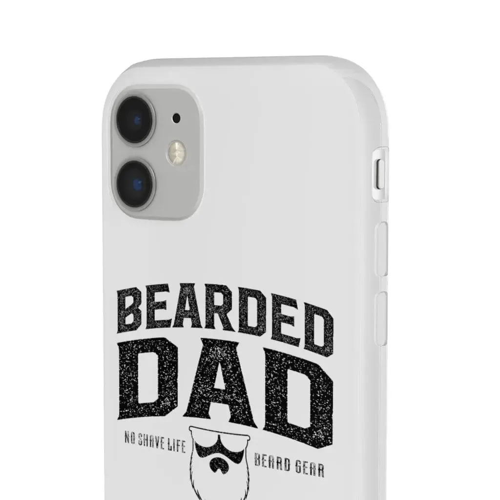 Bearded Dad White Durable Phone Case