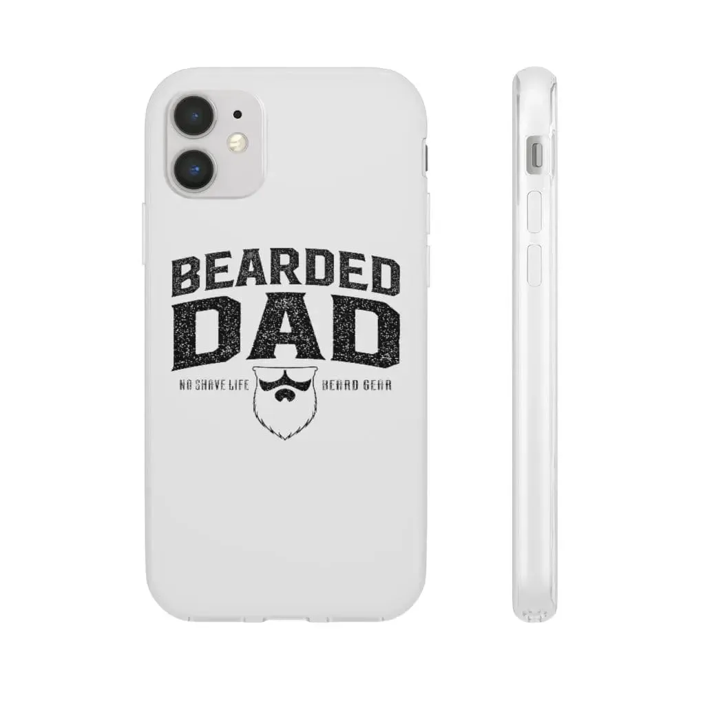 Bearded Dad White Durable Phone Case