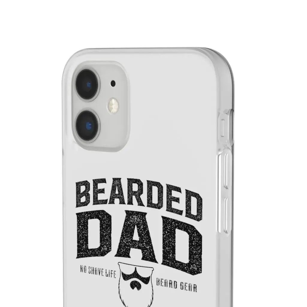 Bearded Dad White Durable Phone Case
