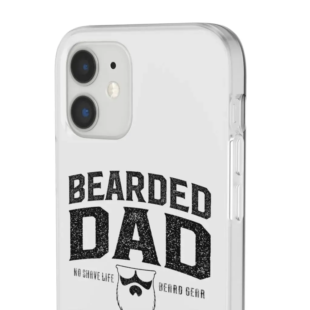 Bearded Dad White Durable Phone Case