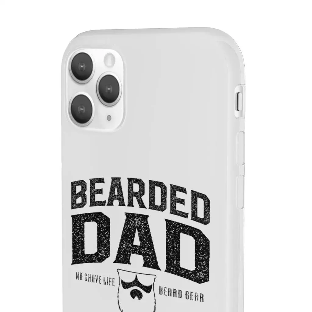 Bearded Dad White Durable Phone Case