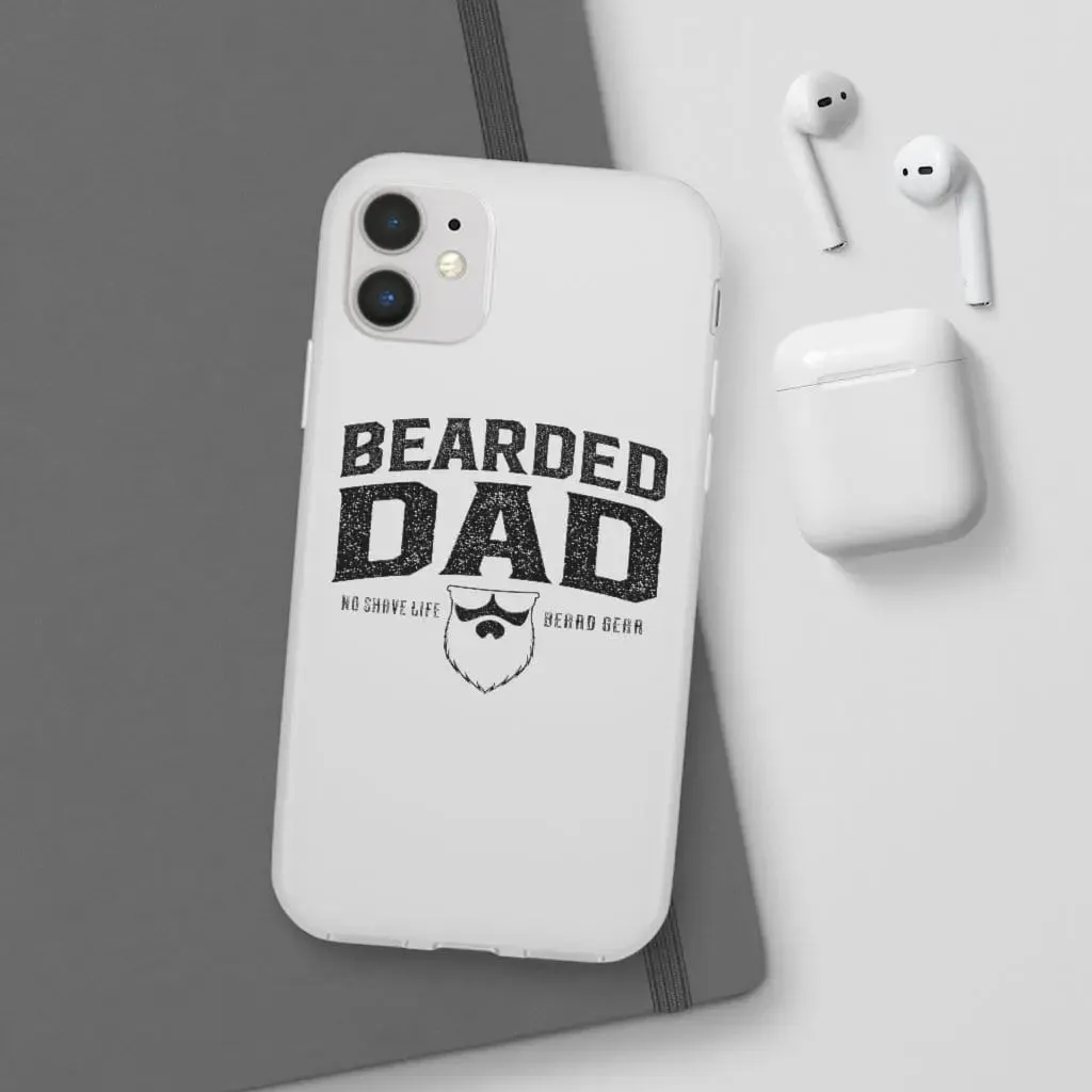 Bearded Dad White Durable Phone Case