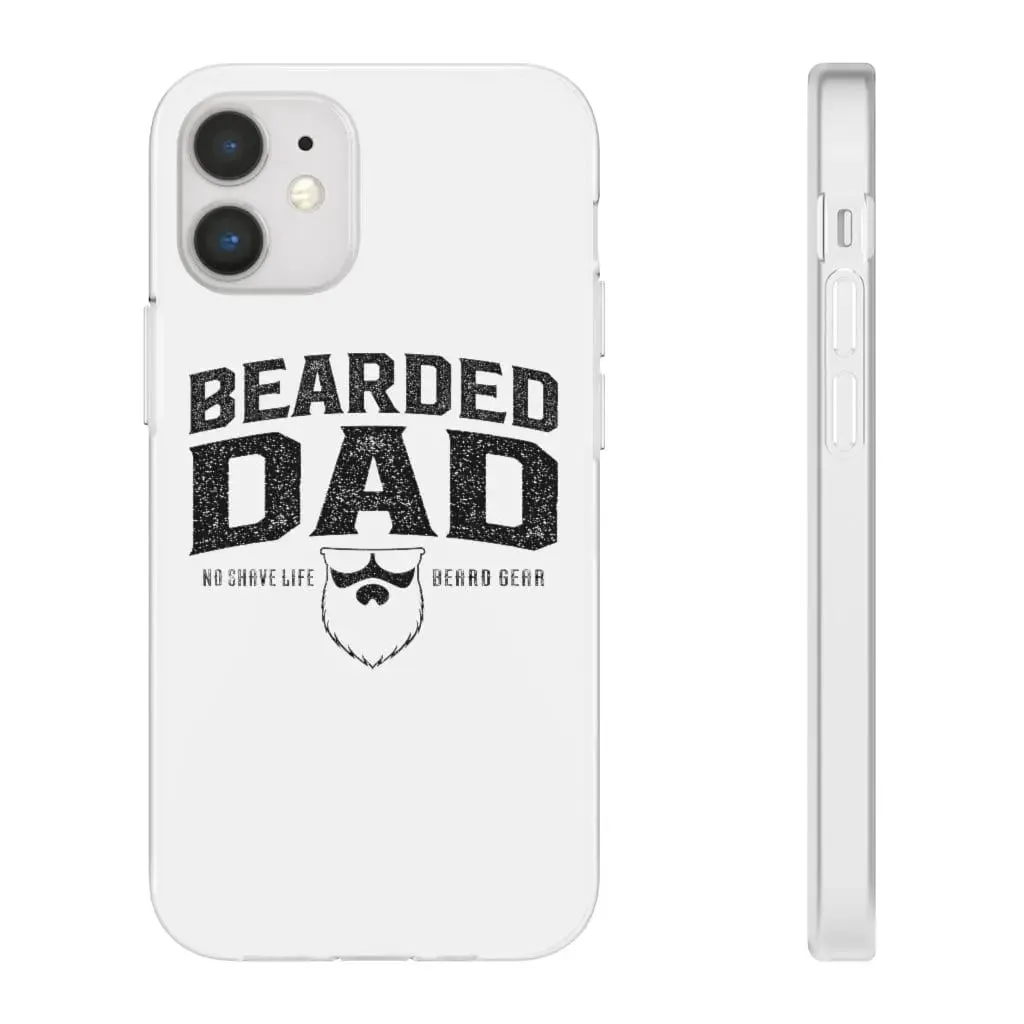 Bearded Dad White Durable Phone Case