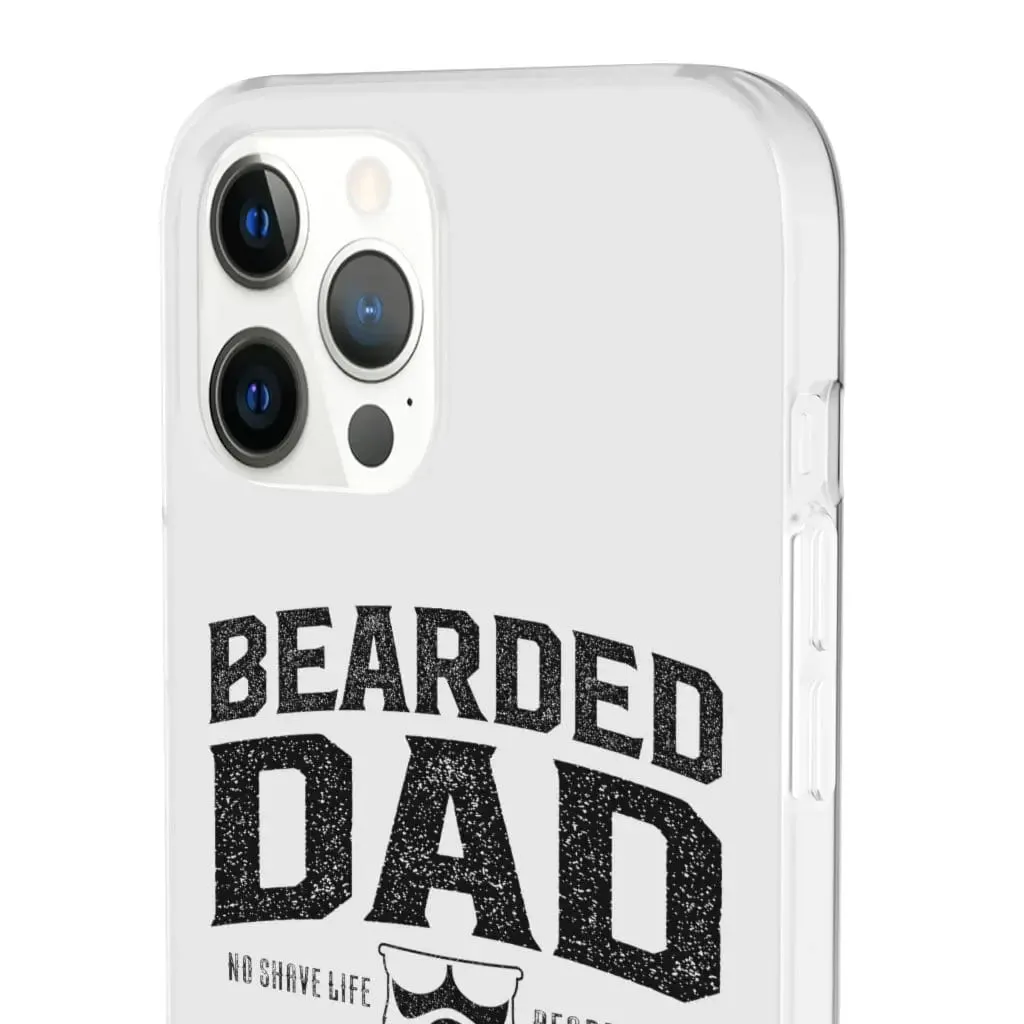 Bearded Dad White Durable Phone Case