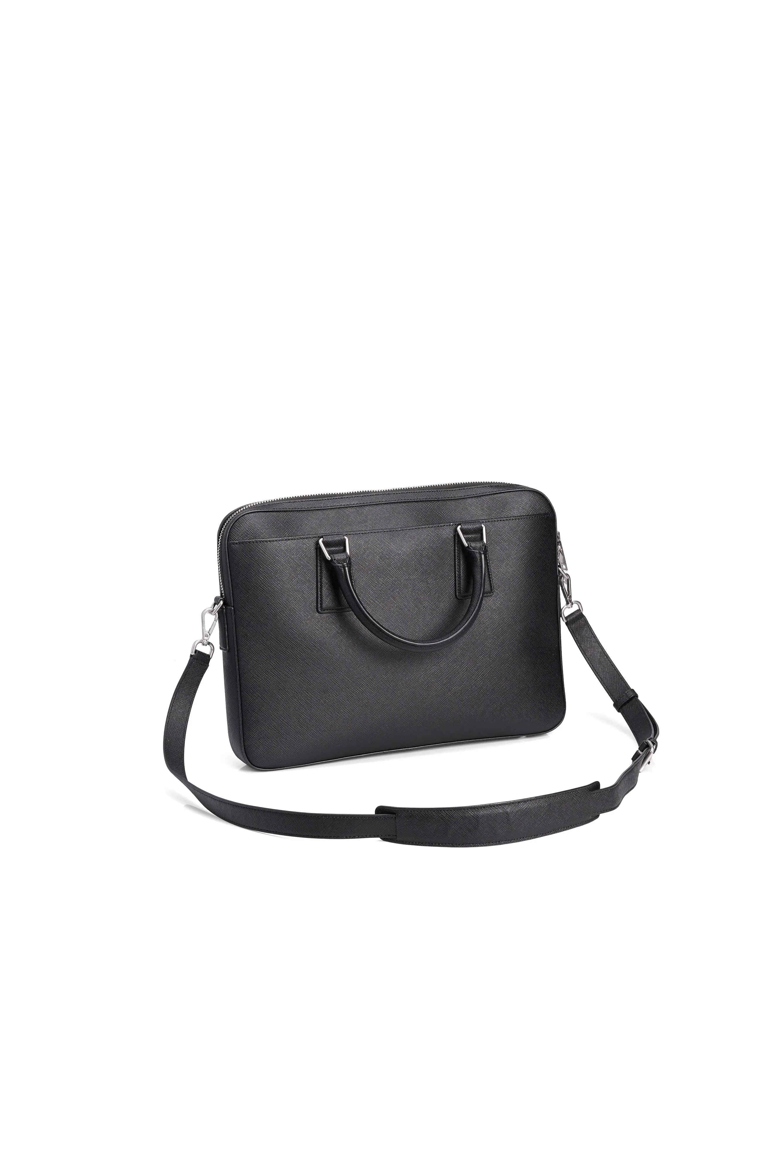 Briefcase en cuir format slim
