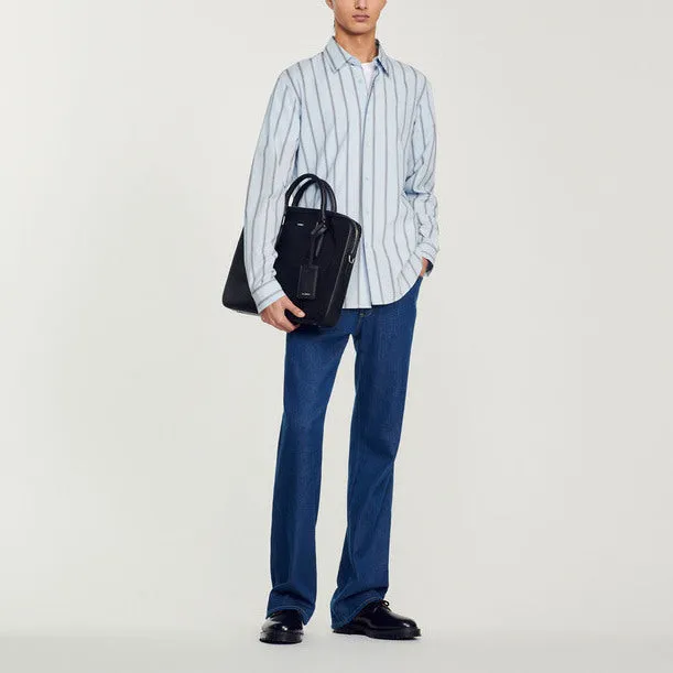 Briefcase en cuir format slim