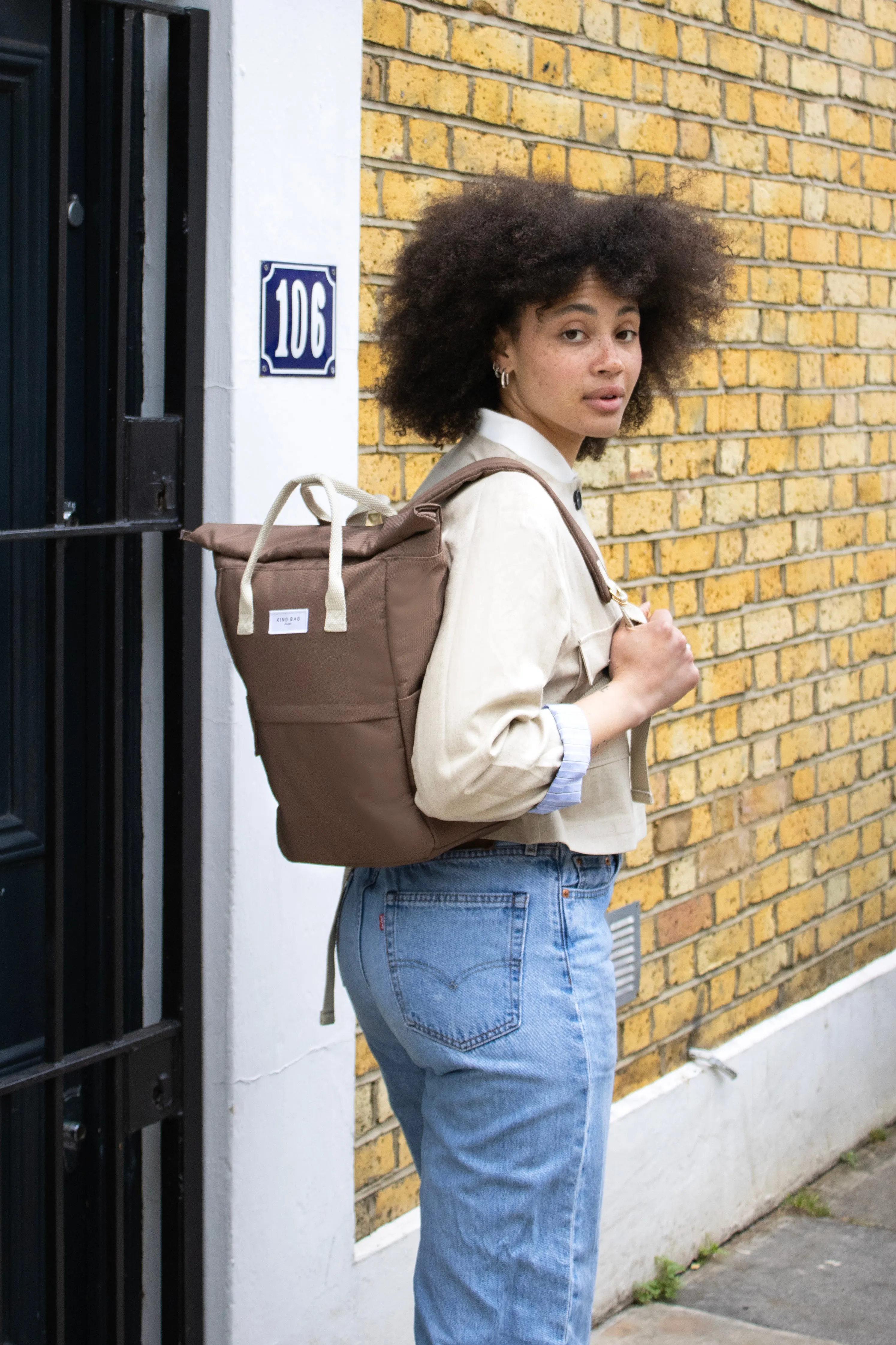 Cocoa Brown | Hackney Backpack | Medium