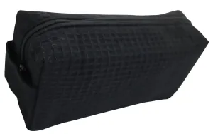 Cotton Waffle Cosmetic Bag, Small