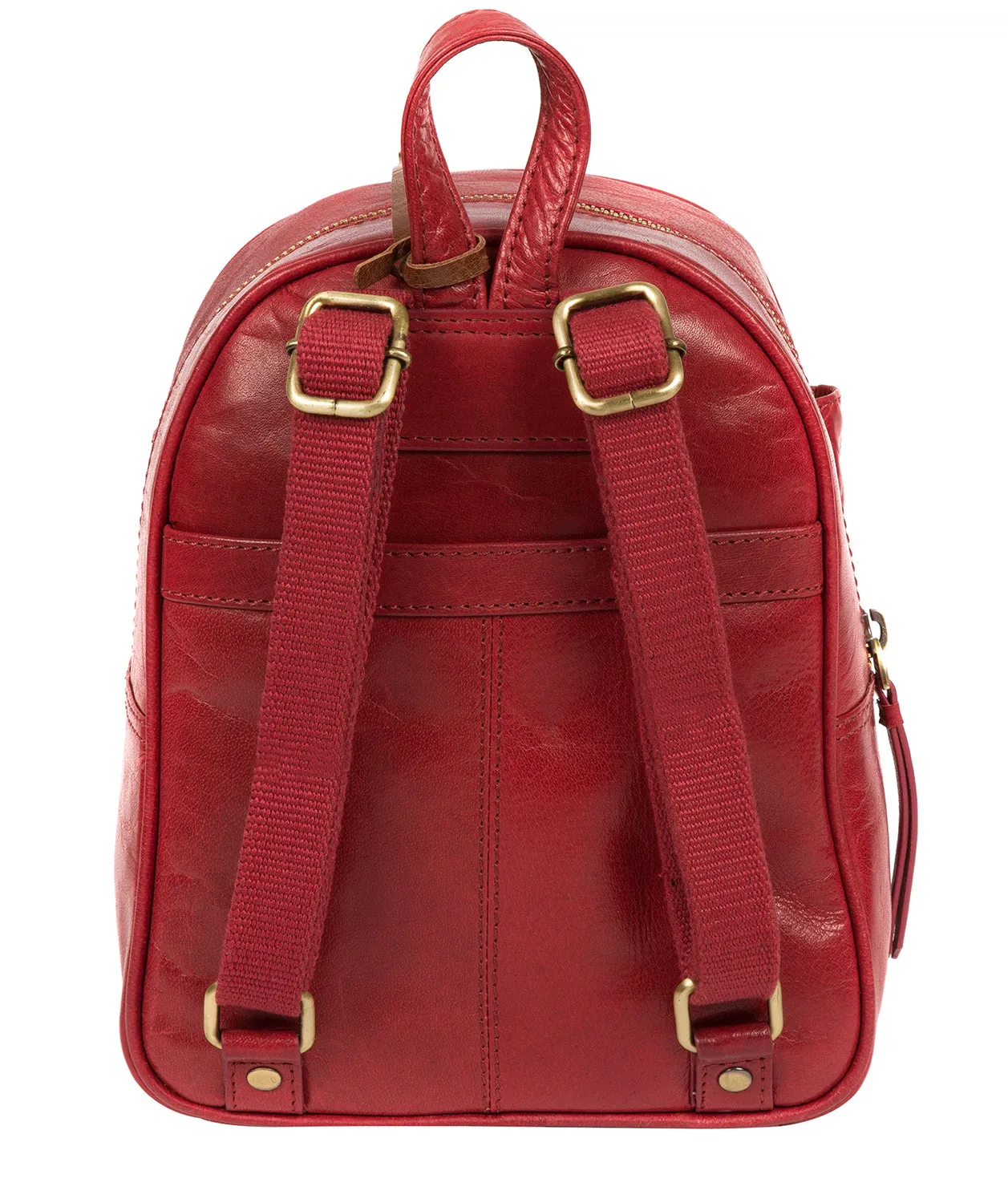 'Eloise' Chilli Pepper Leather Backpack