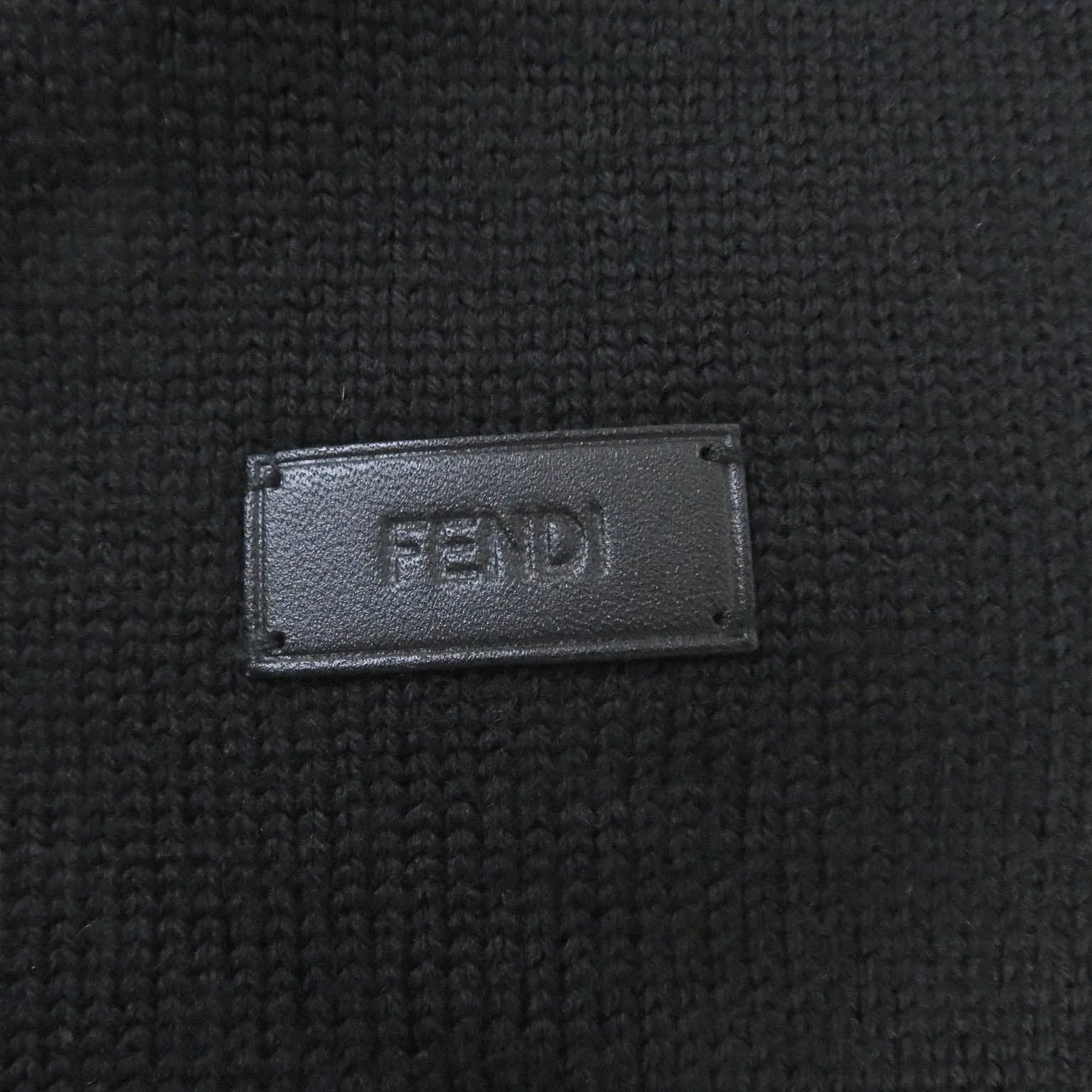 FENDI Scarf FXS124 wool black