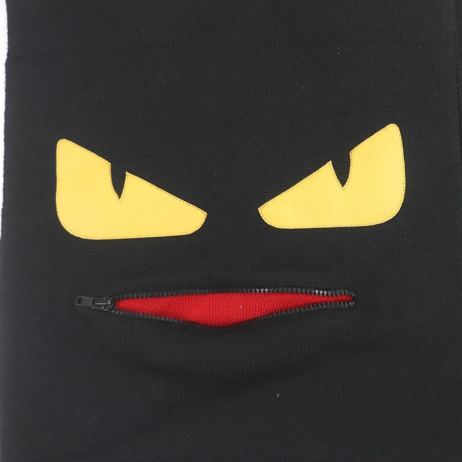 FENDI Scarf FXS124 wool black