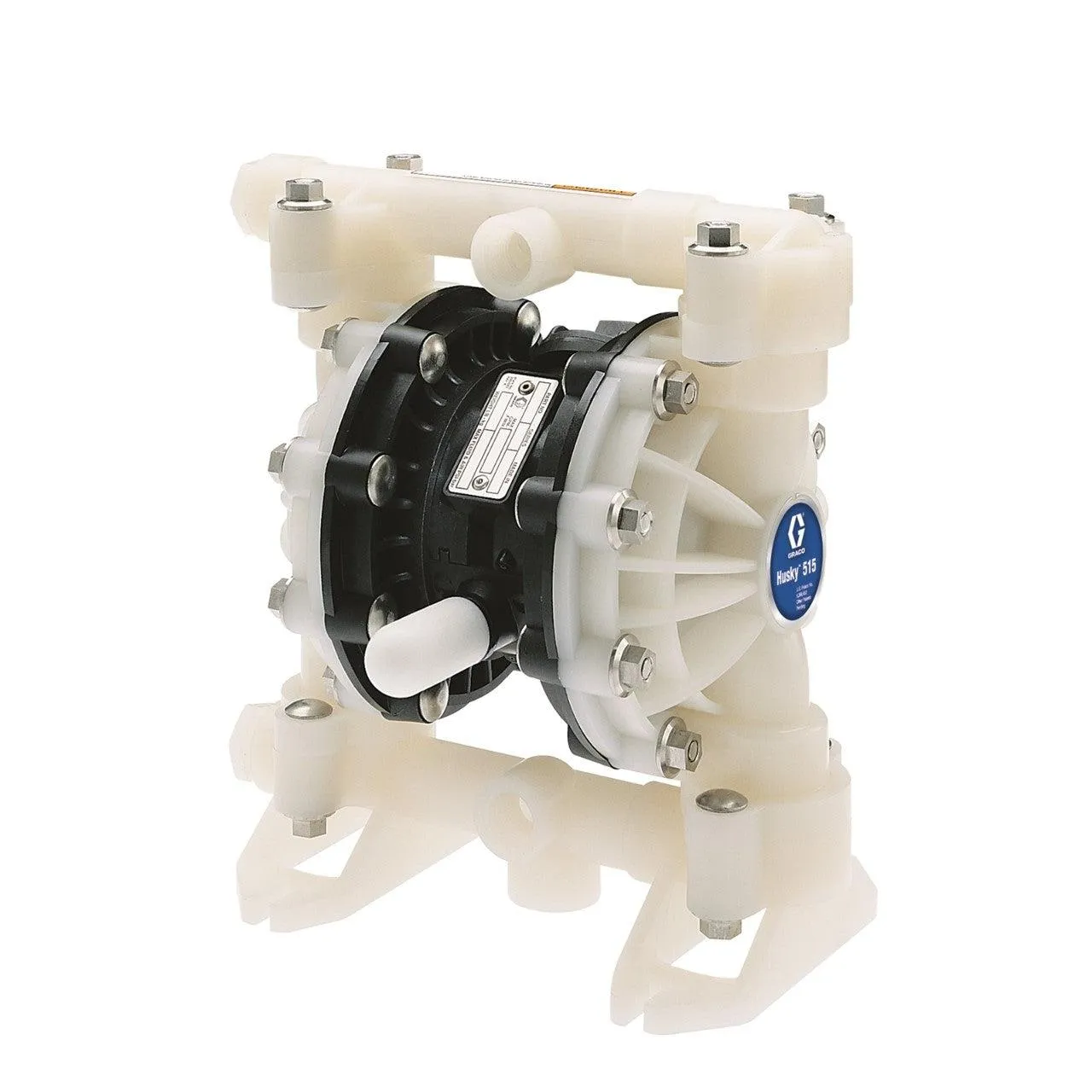 Graco Husky 515 AC 1/2 in NPT Standard Pump, PP Center Section, AC Seats, PTFE Balls & PTFE Diaphragm