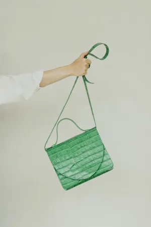 Mini Briefcase | Grass Croco
