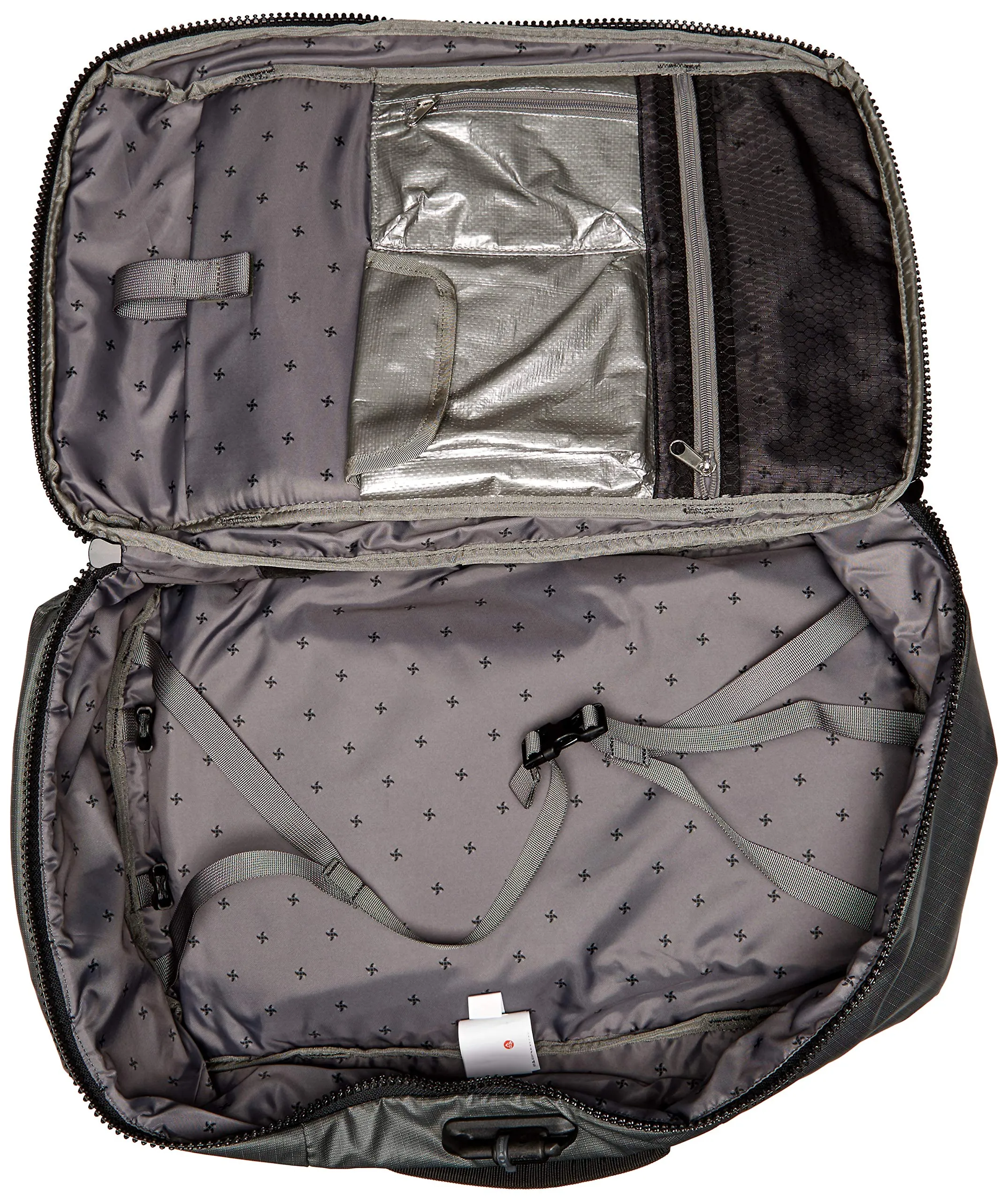 Quiksilver Men's PACSAFE X QS Carry ON Backpack, charcoal gray, 1SZ